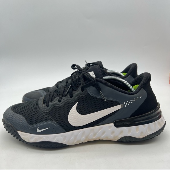 Nike Alpha Men’s Size 12 Huarache Elite 3 Turf Smoke Grey  Black CK0748-003. - Picture 6 of 11